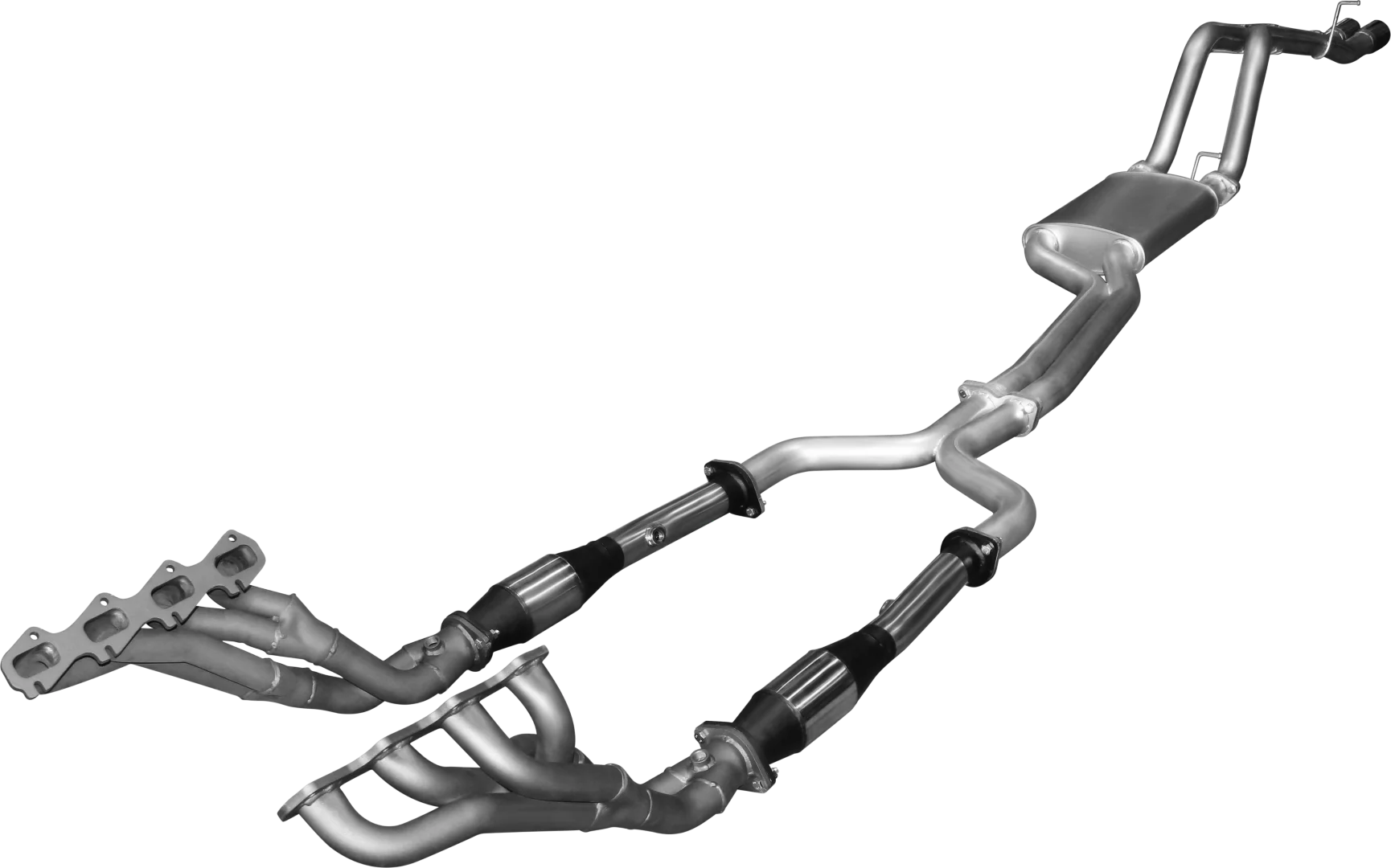 Manta | Twin 2.5" Full Exhaust System with Extractors & Muffler/Tailpipe | Ford Falcon BA BF 5.4L BOSS V8 XR8 & FPV Ute 2002–2008 - Image 2
