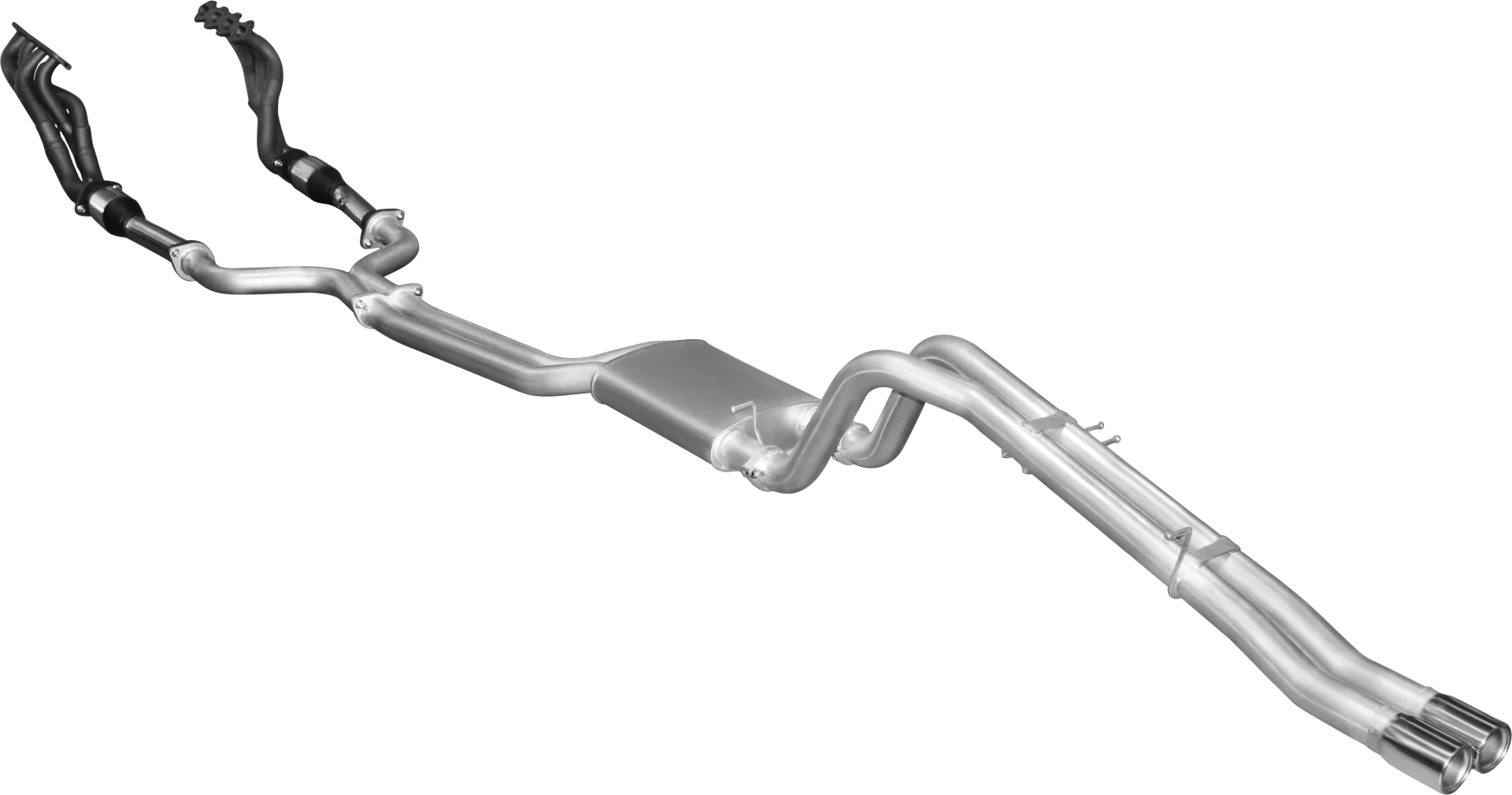 Manta | Twin 2.5" Full Exhaust System with Extractors & Muffler/Tailpipe | Ford Falcon BA BF 5.4L BOSS V8 XR8 & FPV Ute 2002–2008 - Image 3