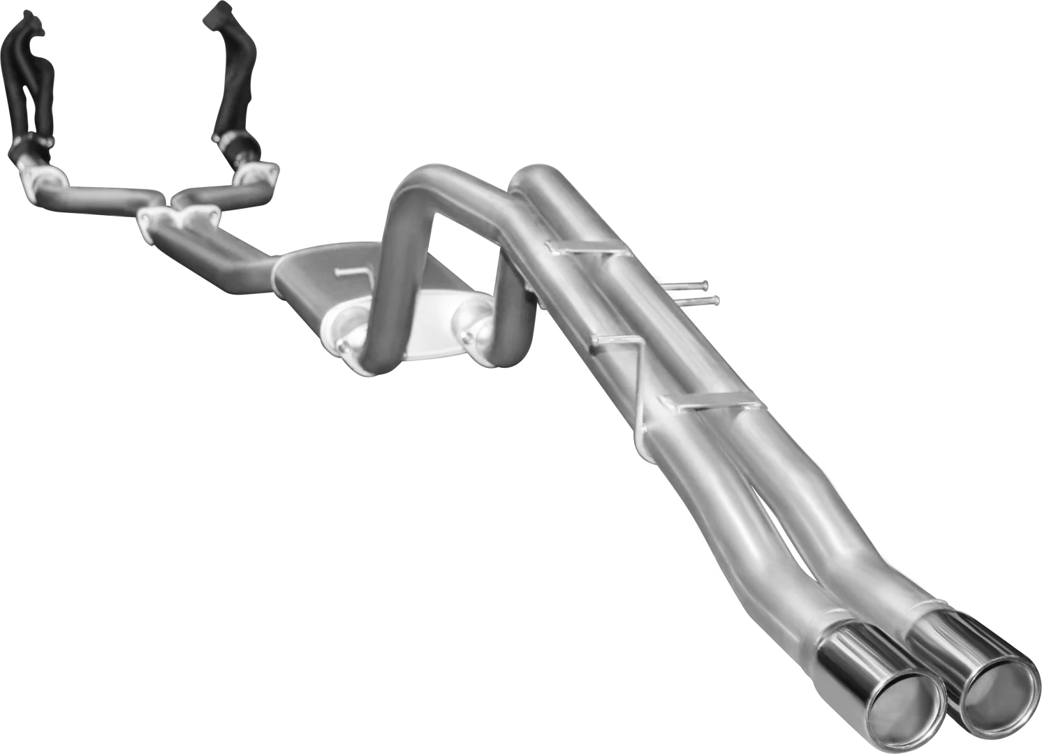 Manta | Twin 2.5" Full Exhaust System with Extractors & Muffler/Tailpipe | Ford Falcon BA BF 5.4L BOSS V8 XR8 & FPV Ute 2002–2008 - Image 4