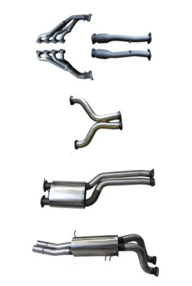 Manta | Twin 3" Full Exhaust System with Extractors & Muffler/Muffler | Ford Falcon BA BF 5.4L BOSS V8 XR8 & FPV Ute 2002–2008