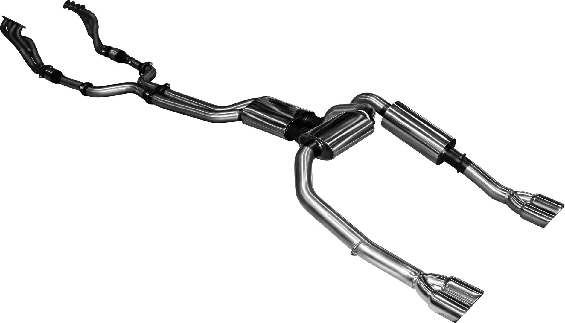 Manta | Twin 3in Full Exhaust System with Extractors | Ford Falcon FPV 5.4L V8 XR8 Pursuit Ute 2002–2008 - Image 2