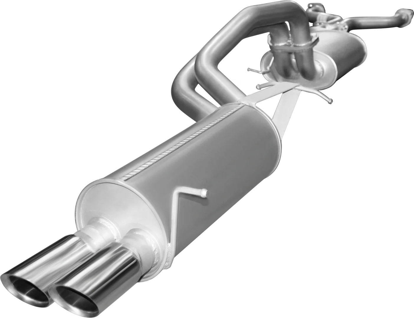 Manta | Twin 2.5" Dual Cat Back Exhaust System with Muffler/Muffler | Ford Falcon BA BF V8 Sedan & FPV GT 2002–2008 - Image 3