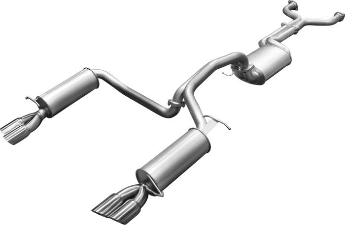 Manta | Twin 2.5" L & R Cat Back Exhaust System with Muffler/Muffler | Ford Falcon BA BF V8 Sedan & FPV GT 2002–2008 - Image 3