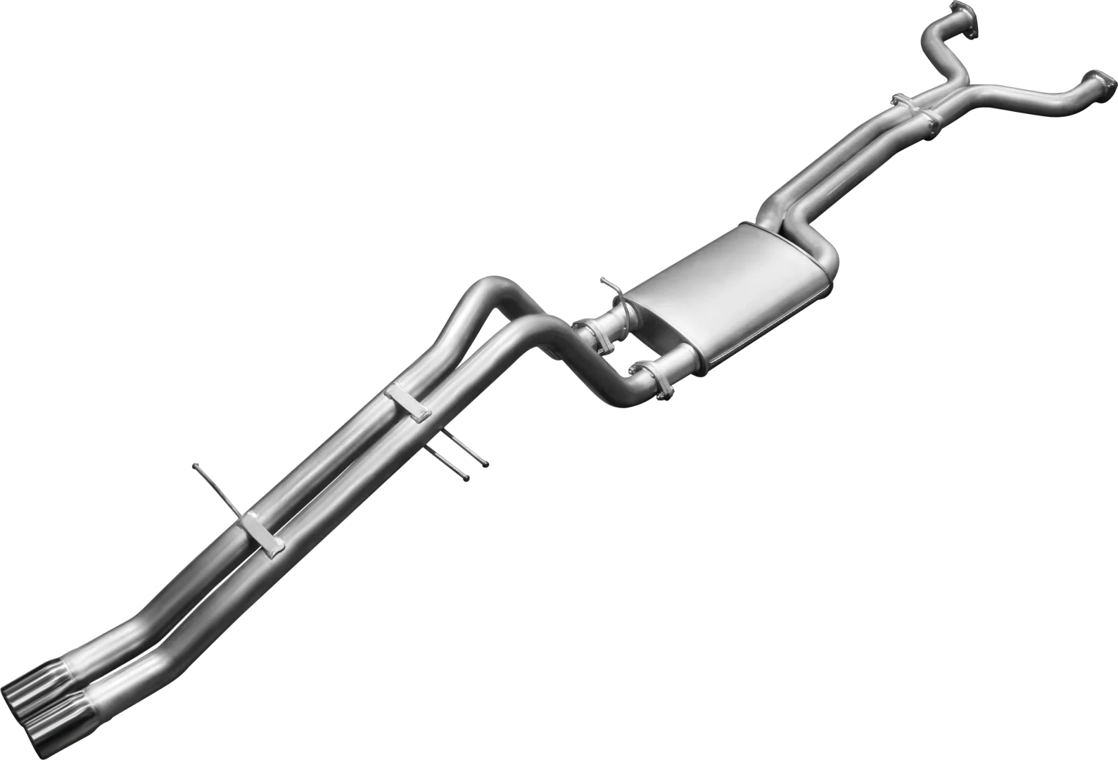 Manta | Twin 2.5" Dual Cat Back Exhaust System with Muffler/Tailpipe | Ford Falcon BA BF V8 Ute 2002–2008 - Image 2