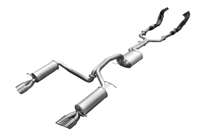Manta | Twin 2.5″ Full Exhaust System with Extractors Muffler | FPV GT GT-P Force 8 5.4L V8 Sedan 2005–2008