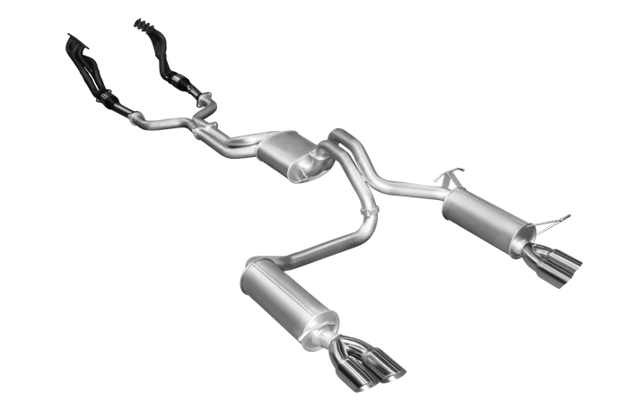 Manta | Twin 2.5″ Full Exhaust System with Extractors Muffler | FPV GT GT-P Force 8 5.4L V8 Sedan 2005–2008 - Image 3
