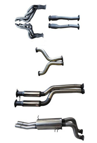 Manta | Twin 3″ Full Exhaust System with Extractors, Hotdog & Muffler | FPV GS Pursuit 5.0L V8 Ute FG 2010–2014