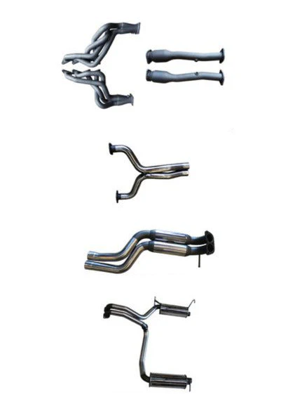 Manta | Twin 2.5″ Full Exhaust System with Extractors Hotdog/Muffler | Ford FG GT 5.0L V8 Sedan 2010–2016