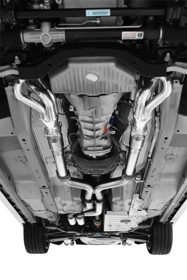 Manta | Twin 3″ Full Exhaust System with Extractors Hotdog/Muffler | Ford FG GT 5.0L V8 Sedan 2010–2016 - Image 2