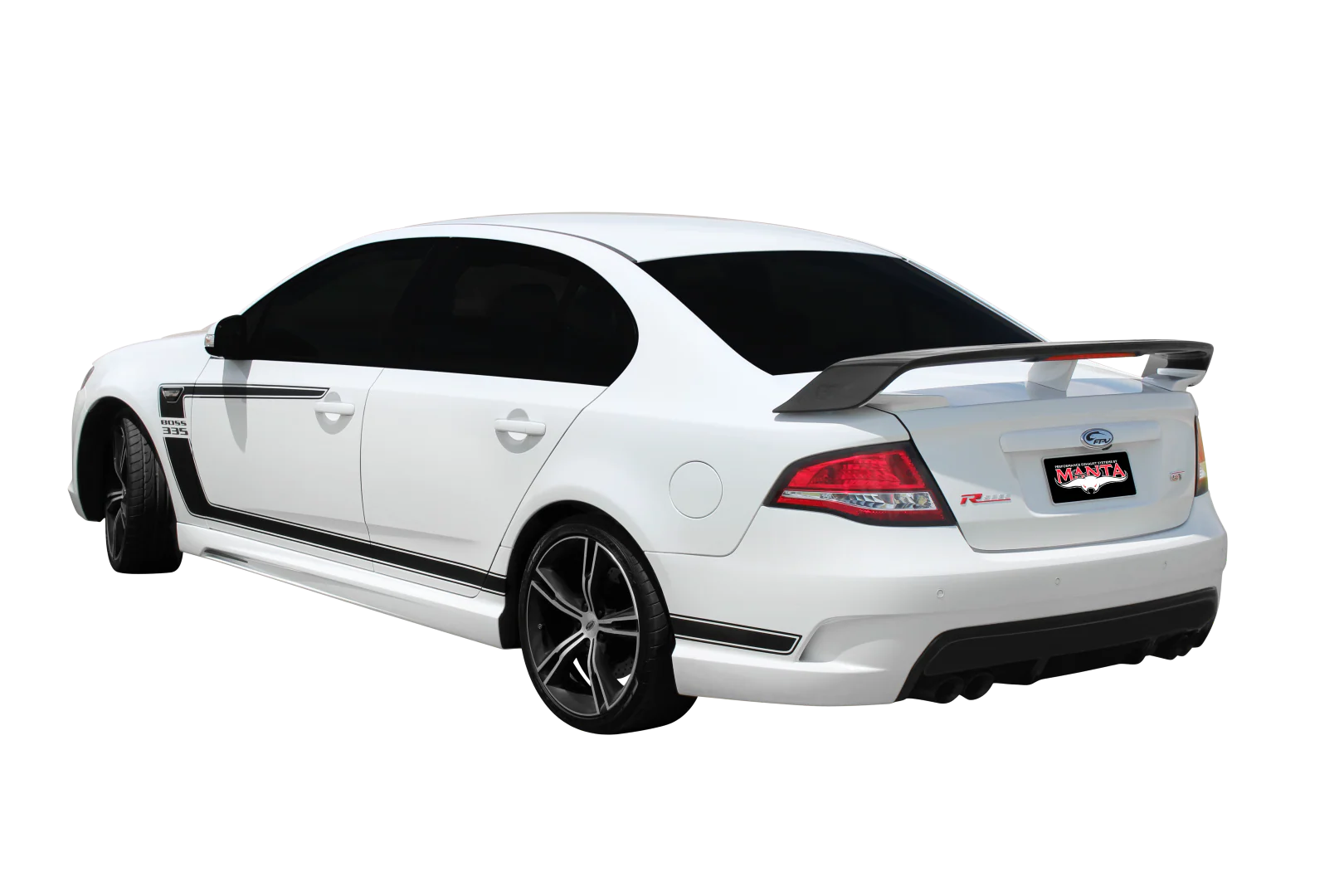 Manta | Twin 3″ Full Exhaust System with Extractors Hotdog/Muffler | Ford FG GT 5.0L V8 Sedan 2010–2016 - Image 6