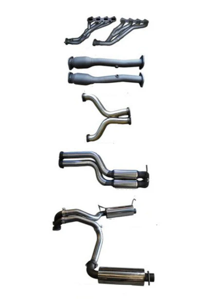 Manta | Twin 3″ Full Exhaust System with Extractors Hotdog/Muffler | FPV GS GT 5.4L V8 Sedan 2008–2010