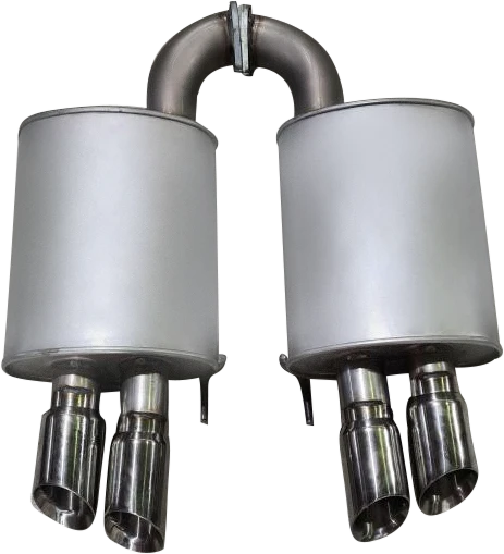 Manta | Twin 3″ Cat Back Exhaust System with Hotdogs Mufflers Quad Tips | Ford Mustang FN S550 5.0L V8 Coupe 2018–2024 - Image 2