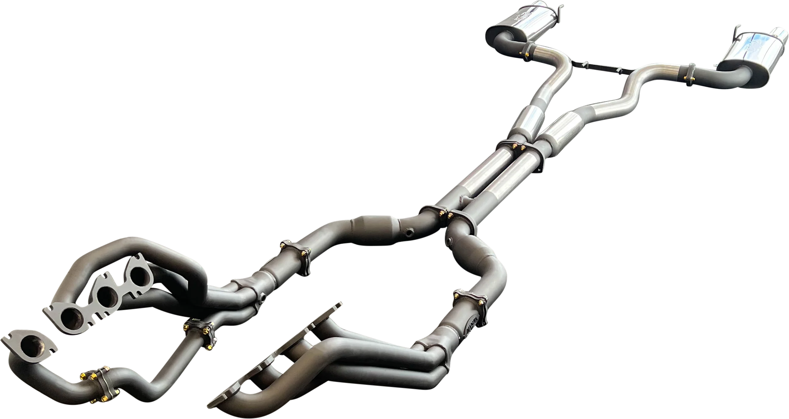 Manta | Twin 3″ Full Exhaust System with 1 7/8″ Headers Twin Tips | Ford Mustang FM S550 5.0L V8 Coupe 2015–2017 - Image 2