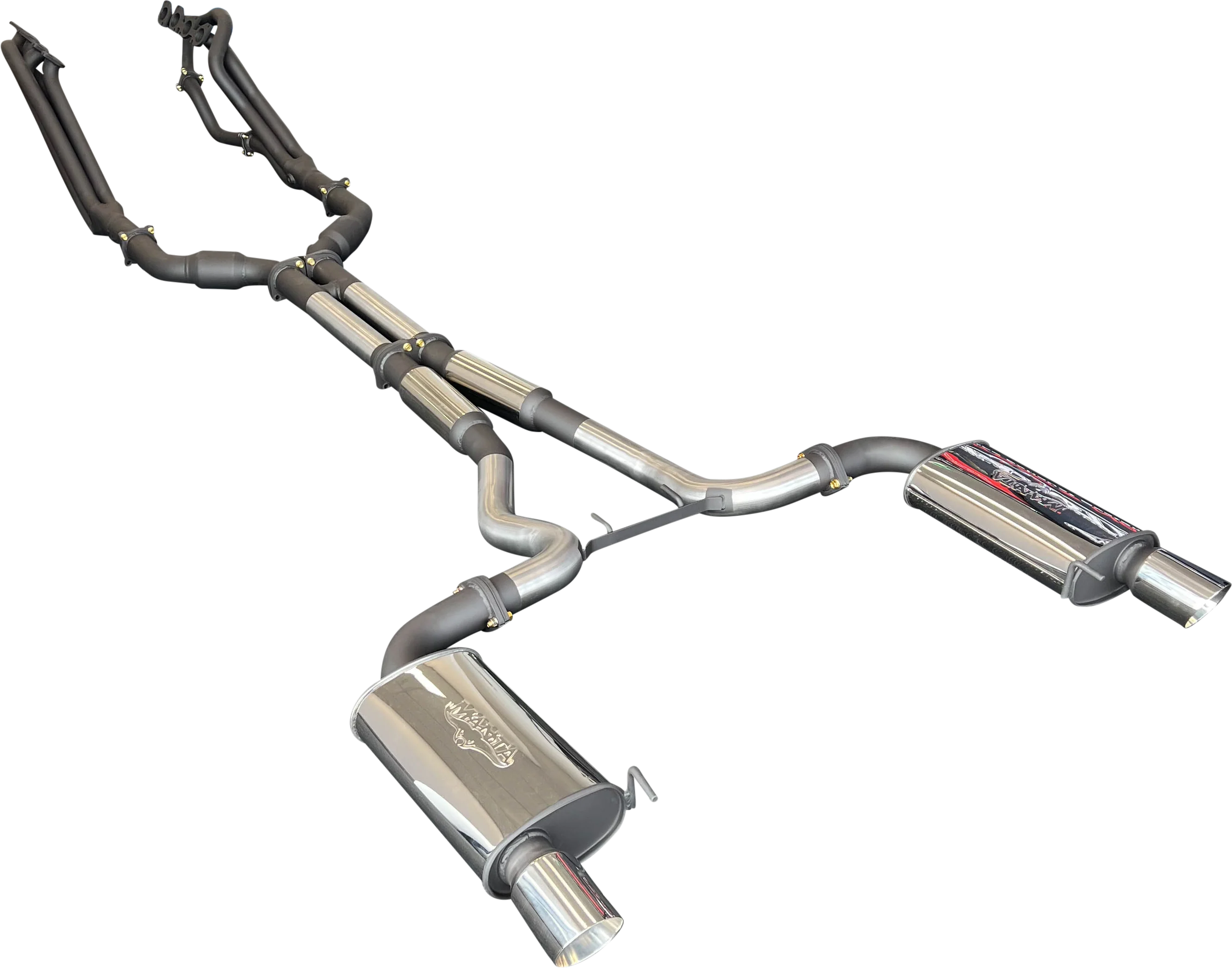 Manta | Twin 3″ Full Exhaust System with 1 7/8″ Headers Twin Tips | Ford Mustang FM S550 5.0L V8 Coupe 2015–2017 - Image 3