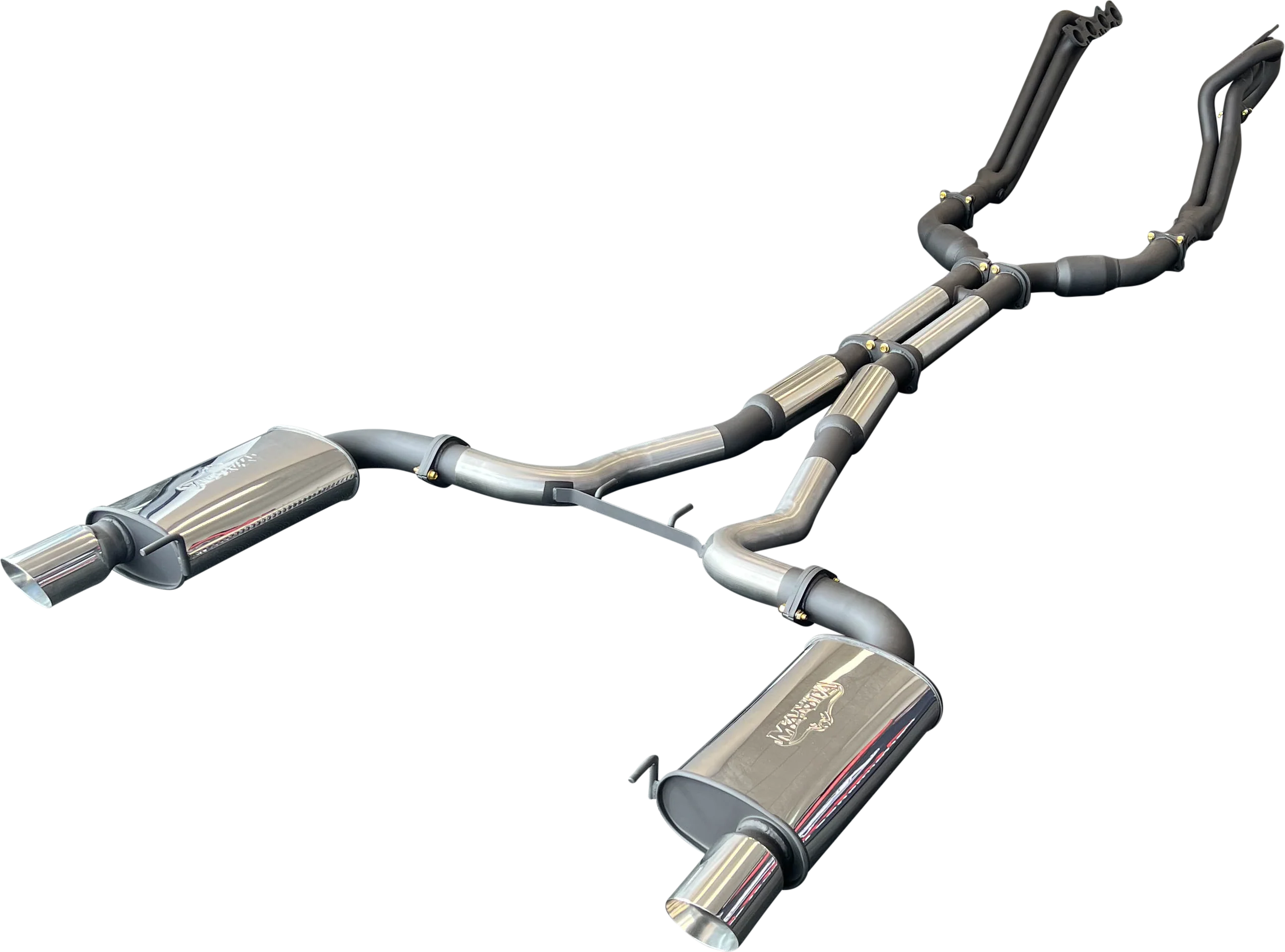 Manta | Twin 3″ Full Exhaust System with 1 7/8″ Headers Twin Tips | Ford Mustang FM S550 5.0L V8 Coupe 2015–2017 - Image 5