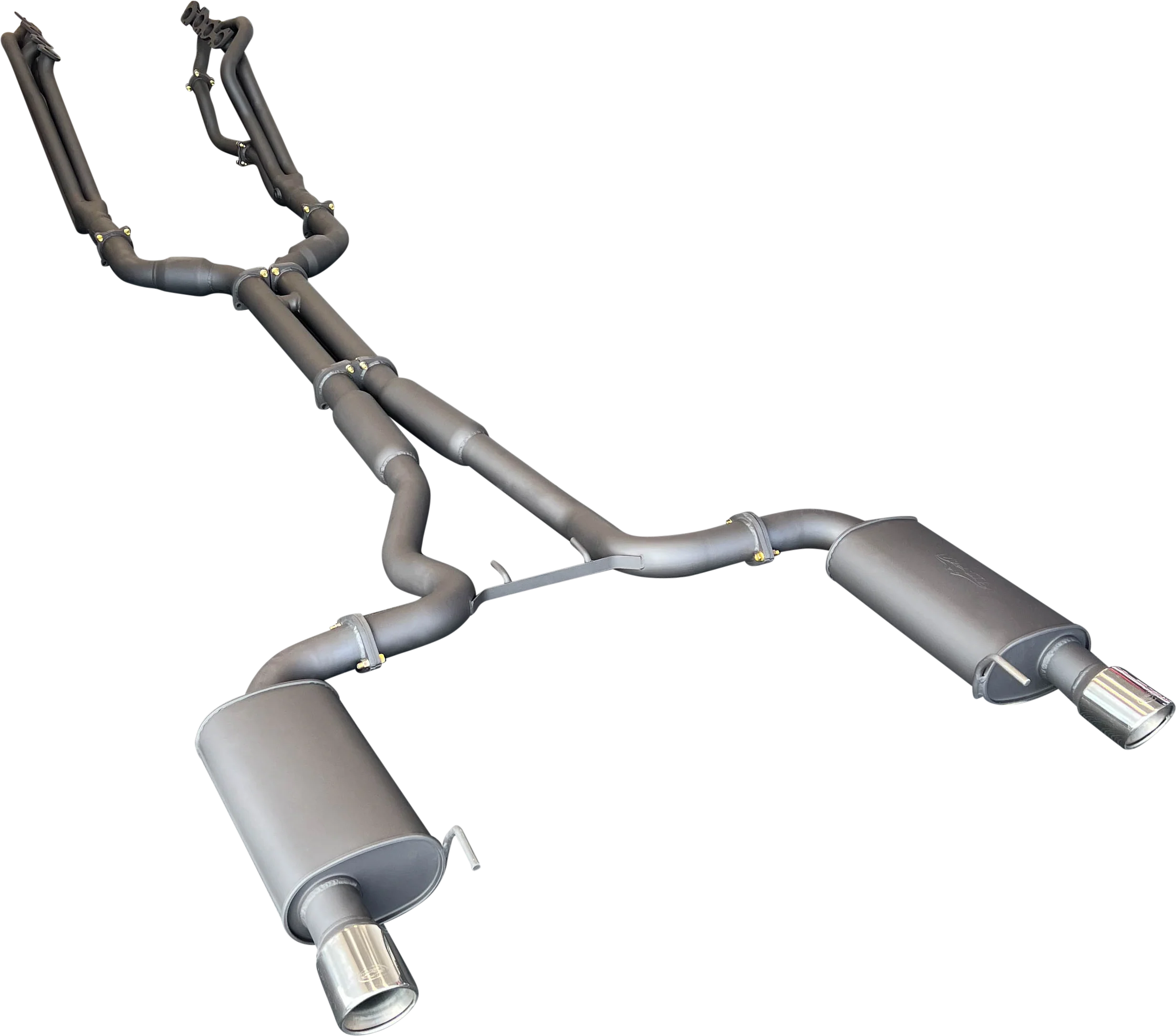 Manta | Twin 3″ Full Exhaust System with 1 7/8″ Headers Twin Tips | Ford Mustang FM S550 5.0L V8 Coupe 2015–2017 - Image 3