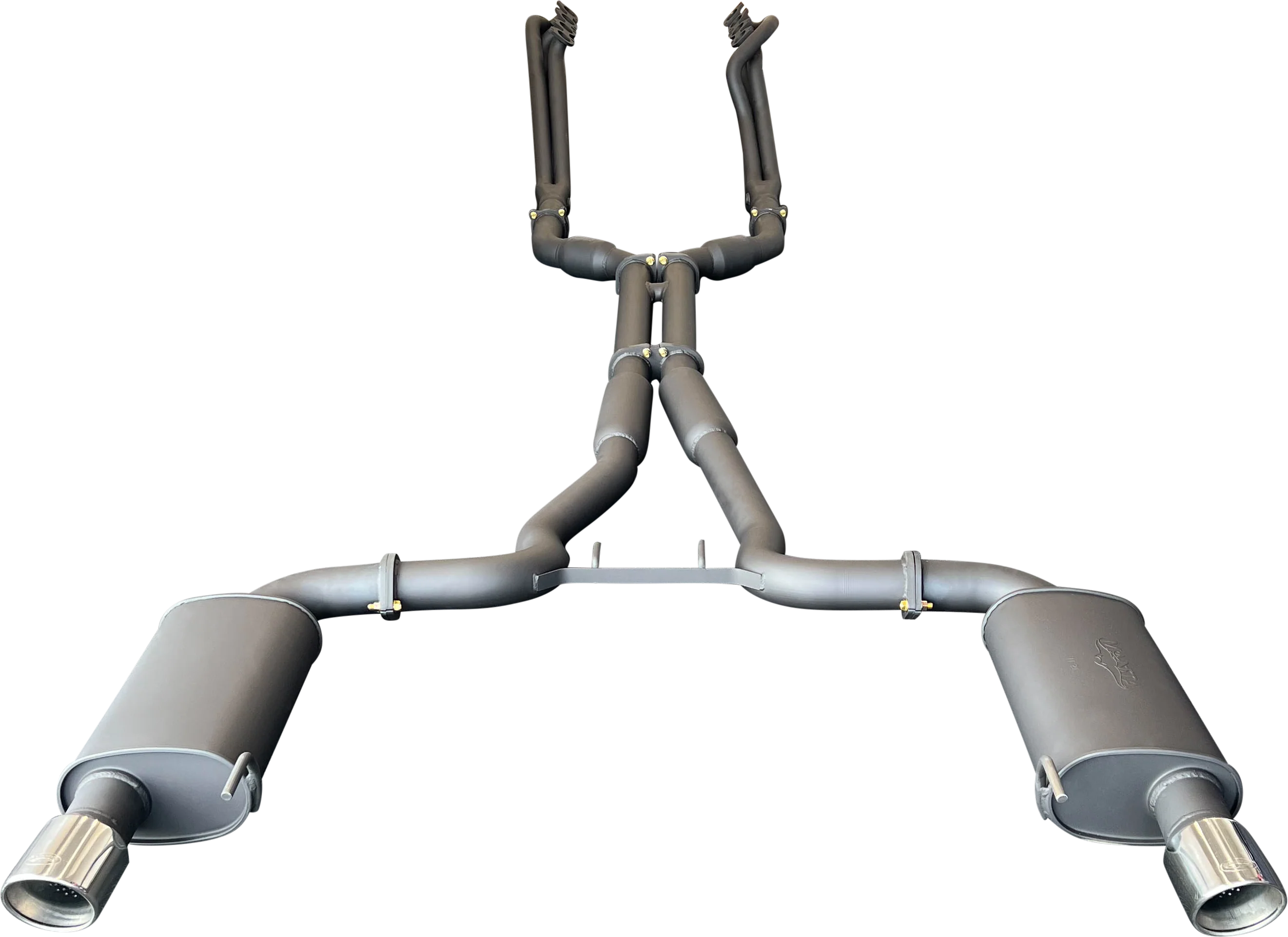 Manta | Twin 3″ Full Exhaust System with 1 7/8″ Headers Twin Tips | Ford Mustang FM S550 5.0L V8 Coupe 2015–2017 - Image 4