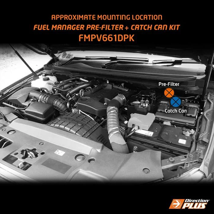 Manta - Ford Ranger UTE PX, MkII 3.2L CRD (2011-2022) Fuel Manager Fuel Filter & ProVent 200 Catch Can Kit - Image 3