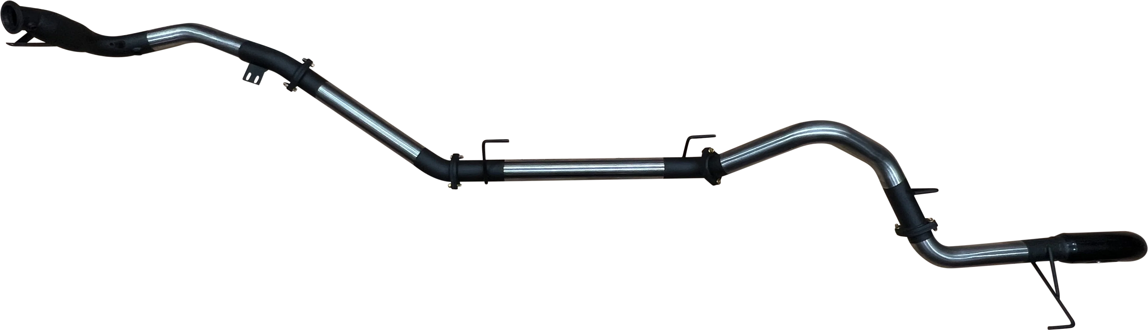 Manta | 3″ Turbo Back Exhaust with Cat & No Mufflers Black 4″ Tip | Toyota Landcruiser 300 Series V6 FJA300R Wagon 2021–2025