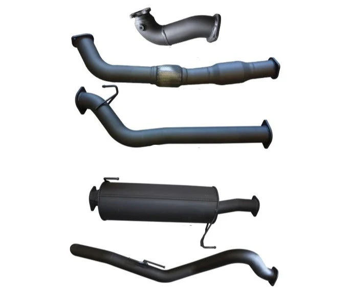 Manta | 3in Turbo Back with Cat & Muffler | Holden Colorado RC 3.0L LWB Cab Chassis 2010–2012