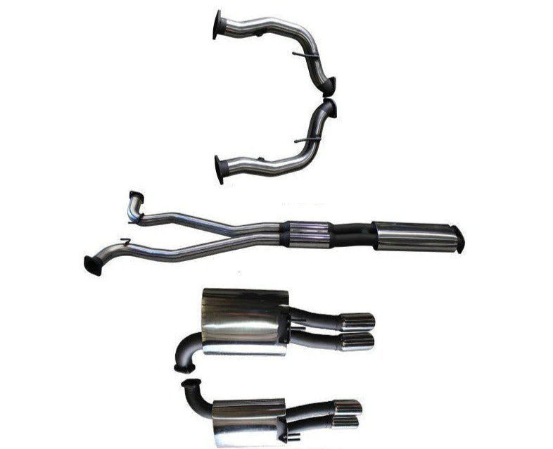 Manta | Twin 3″ Cat Back Exhaust with Mufflers | Holden Commodore VE VF V8 Ute & HSV Maloo 2007–2017