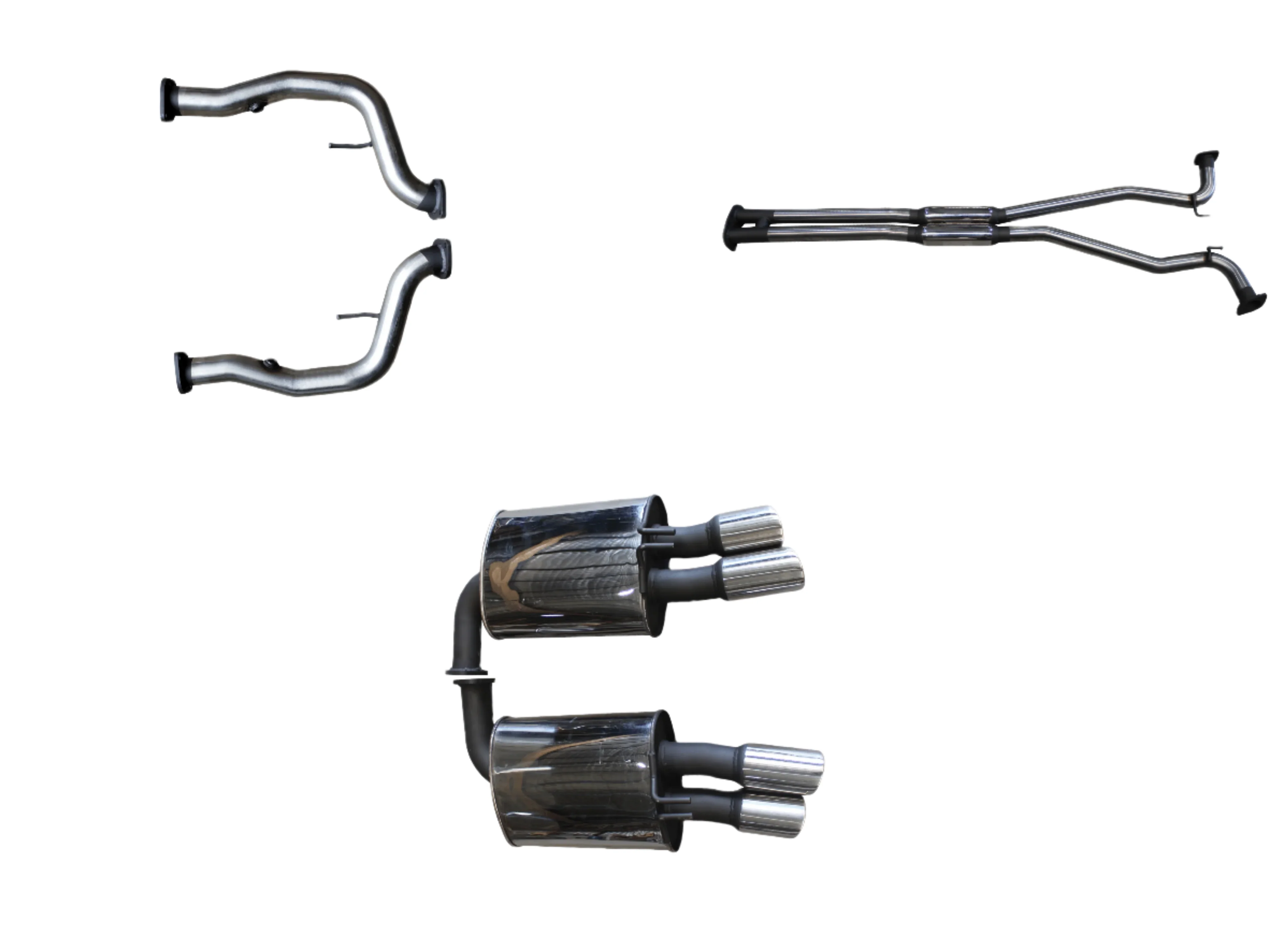 Manta | Twin 2.5″ Cat Back Exhaust with Hotdog & Muffler | Holden Commodore VE VF V8 Sedan & Wagon, HSV Clubsport GTS Tourer 2006–2017