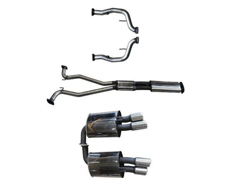 Manta | Twin 2.5″ Cat Back Exhaust with Front & Rear Mufflers | Holden Commodore VE VF V8 Sedan & Wagon, HSV Clubsport GTS Tourer 2006–2017 - Image 2