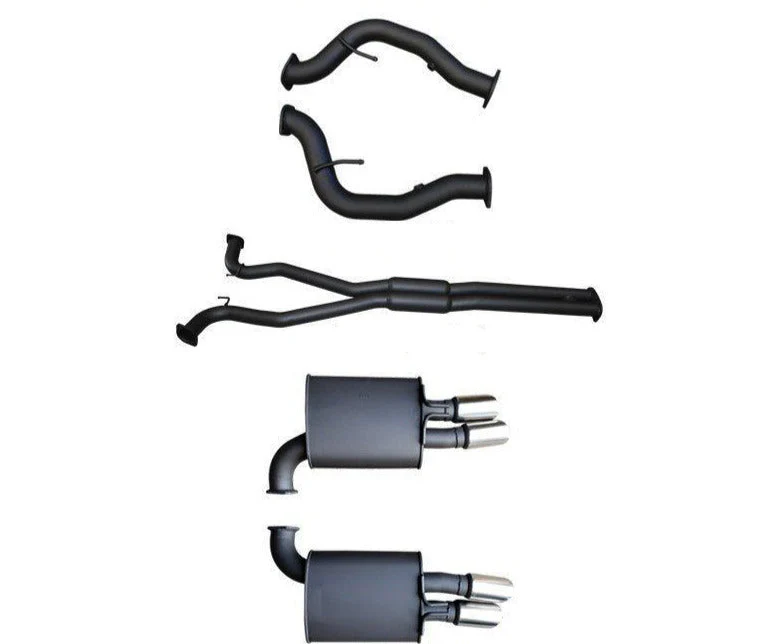 Manta | Twin 3″ Cat Back Exhaust with Hotdog & Muffler | Holden Commodore VE VF V8 Sedan & Wagon, HSV Clubsport GTS Tourer 2006–2017 - Image 2