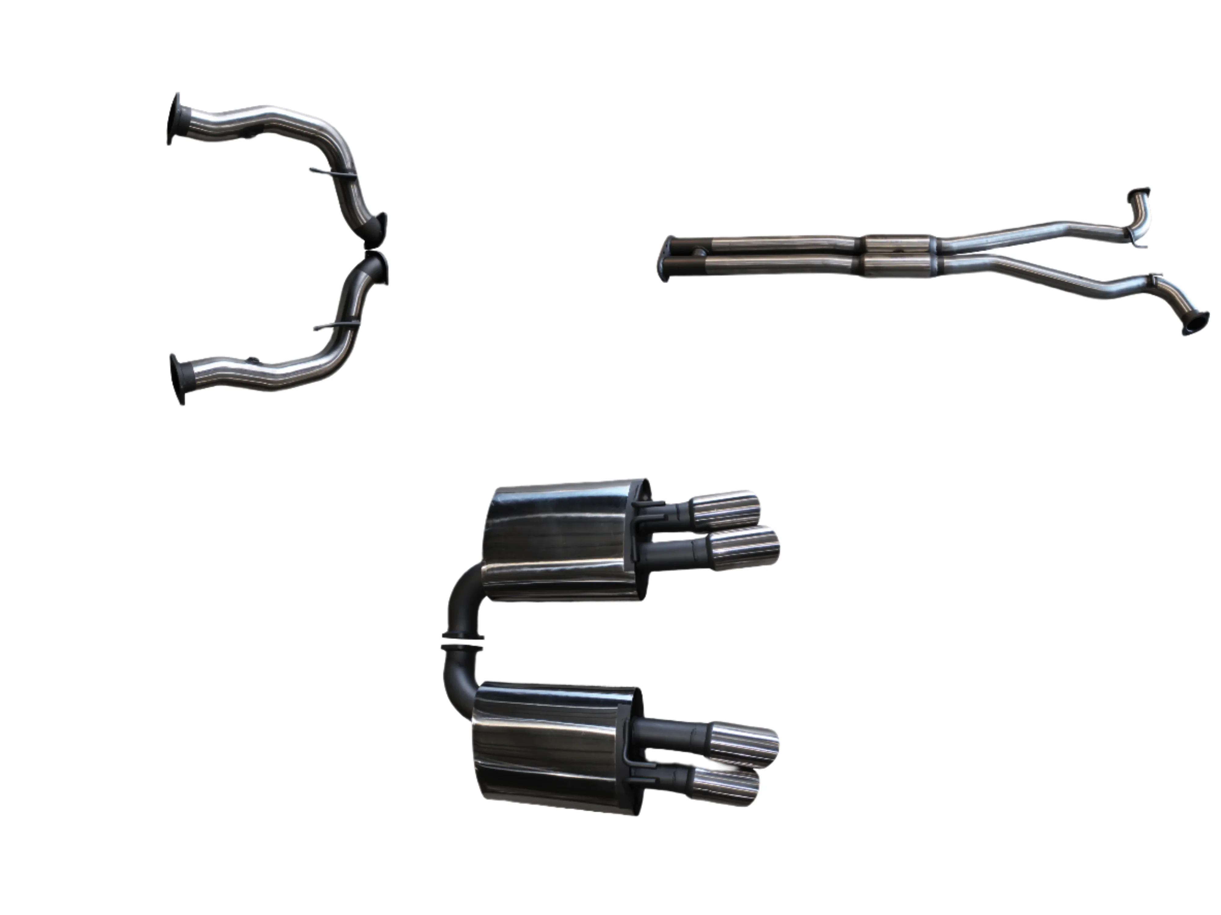 Manta | Twin 3″ Cat Back Exhaust with Hotdog & Muffler | Holden Commodore VE VF V8 Sedan Wagon | 2006–2017