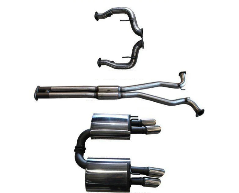 Manta | Twin 3″ Cat Back Exhaust with Hotdog & Muffler | Holden Commodore VE VF V8 Sedan Wagon | 2006–2017 - Image 2