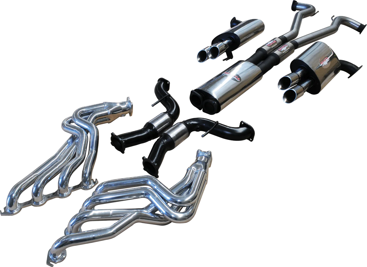 Manta | Twin 3″ Full Exhaust System with 1 7/8″ Headers | Holden Commodore VE V8 Sedan Wagon 2006–2013 - Image 2