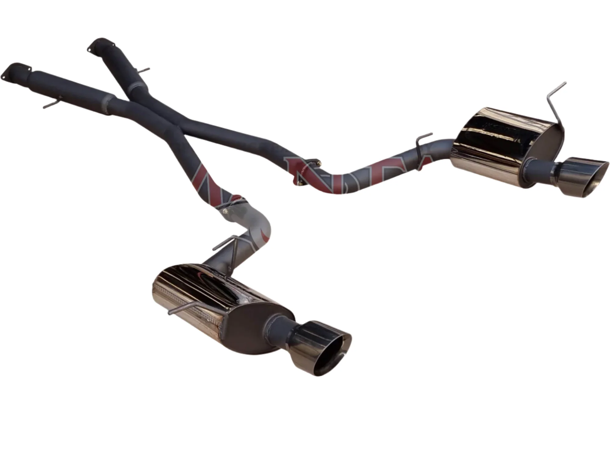 Manta - Jeep Grand Cherokee 2012+ WK2 5.7L - 3" Twin Stainless Cat Back Exhaust System with Chrome Tips - Hotdog/Muffler - Image 2