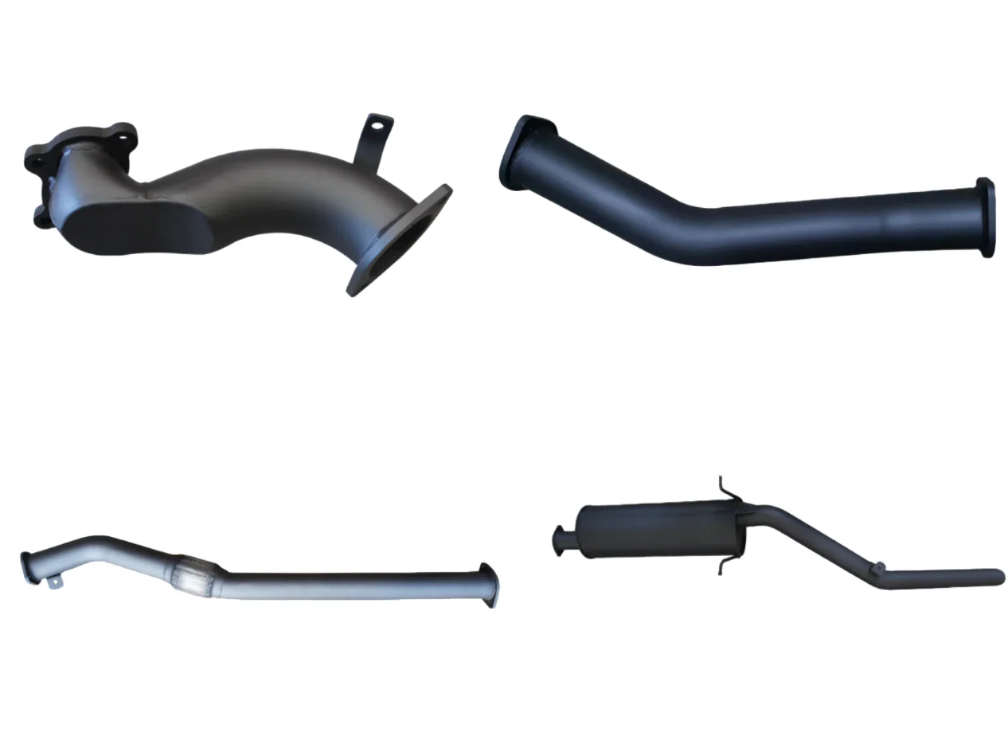 Manta | 3″ Turbo Back Exhaust System Without Cat with Muffler | Nissan Navara D22 2.5L Turbo Diesel Ute 2006–2015