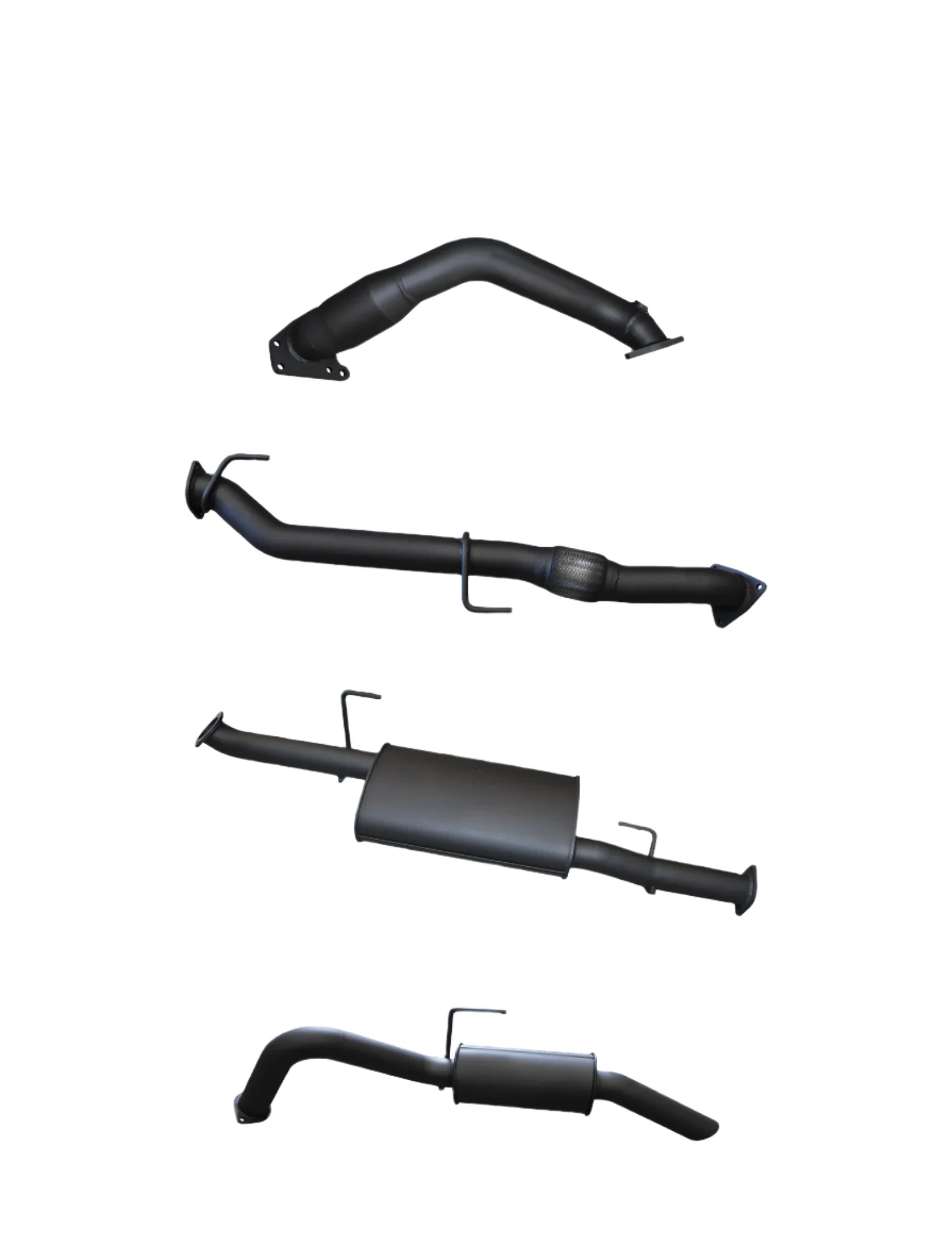 Manta | 3″ Turbo Back Exhaust System With Cat & Muffler | Nissan Navara D40 3.0L V6 Turbo Diesel Auto Ute 2011–2015