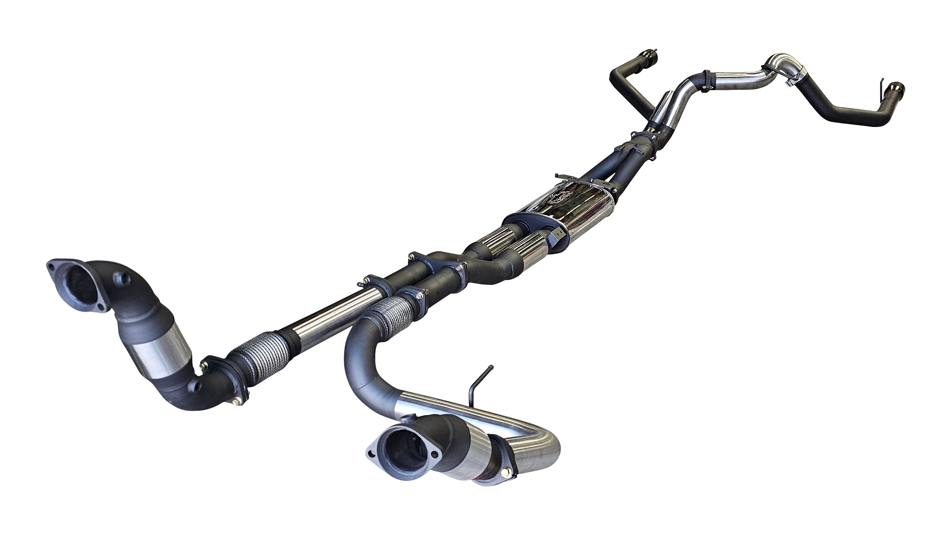 Manta | Twin 3″ Turbo Back Exhaust with Hi-Flow Cats & Bimodal | Ford Ranger Raptor V6 Next Gen 3.0L Twin Turbo Ute 2022–2025 - Image 5
