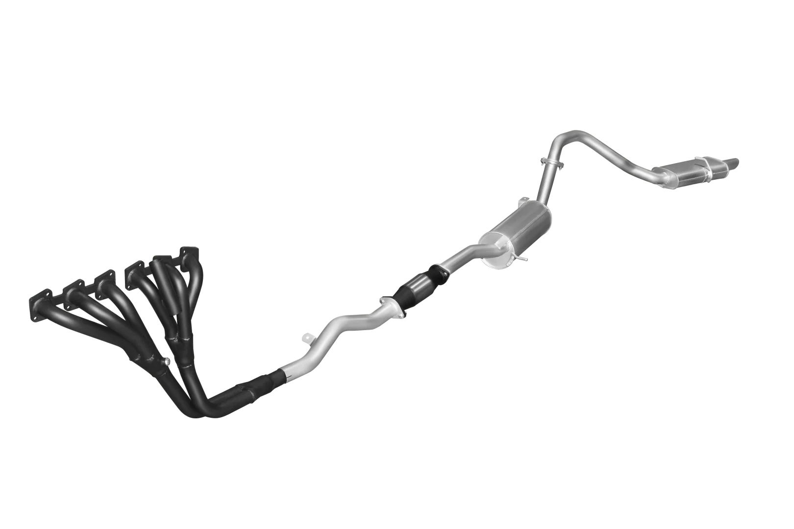 Manta | 2.5″ Full Exhaust System with Centre Muffler & Rear Hotdog | Nissan Patrol GU 4.5L TB45 Petrol Wagon 1997–2001 - Image 2
