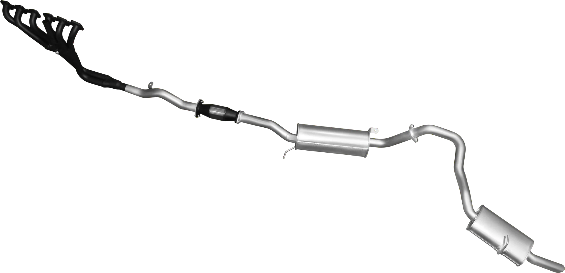 Manta | 2.5″ Full Exhaust System with Centre Muffler & Rear Hotdog | Nissan Patrol GU 4.5L TB45 Petrol Wagon 1997–2001 - Image 3