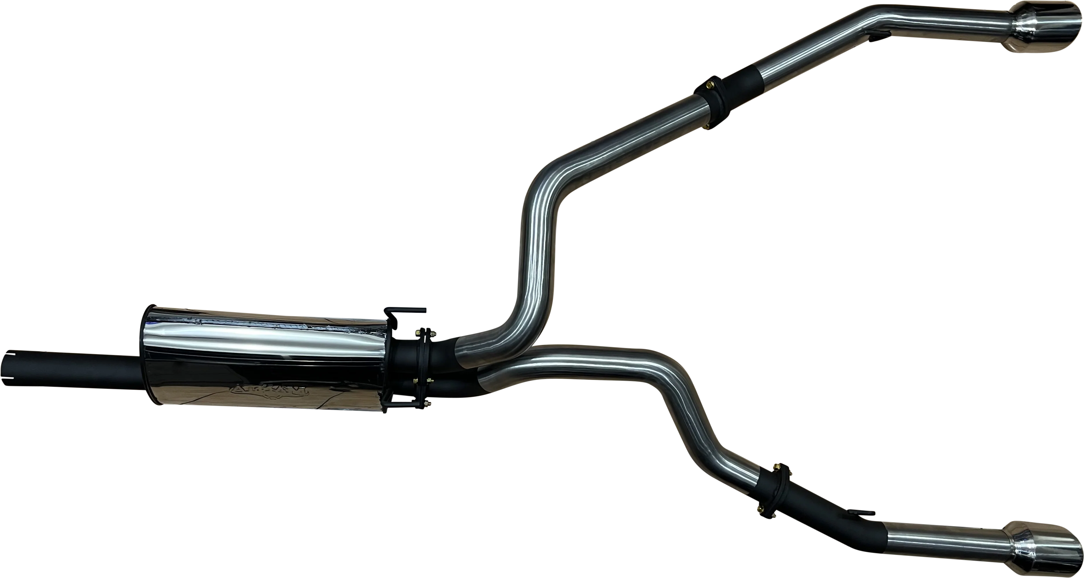 Manta | 3″ Single into Twin Cat Back Exhaust with 5″ Chrome Tips | RAM 1500 DS 5.7L V8 Ute 2009–2024