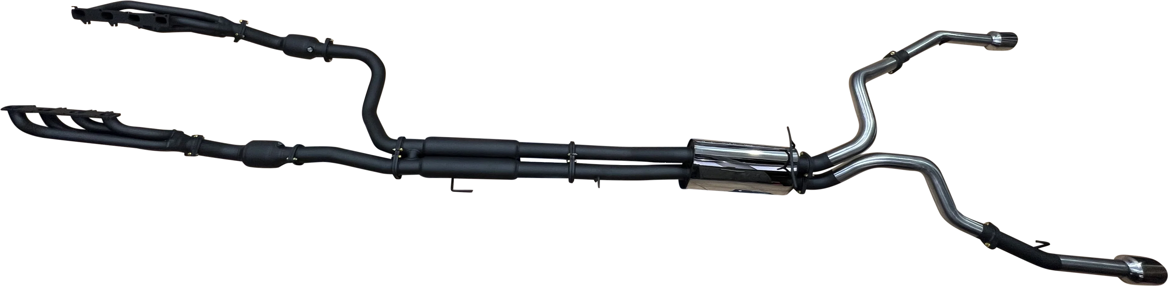 Manta | Twin 3″ Full Exhaust with Extractors, Cats & 5″ Chrome Tips | RAM DS 1500 5.7L V8 Ute 2009–2024