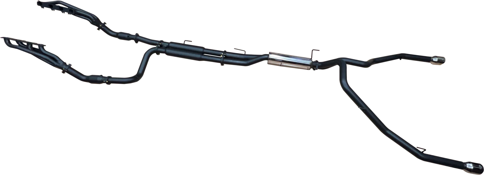 Manta | Twin 3″ Full Exhaust with Extractors, Cats & 5″ Chrome Tips | RAM DS 1500 5.7L V8 Ute 2009–2024 - Image 3