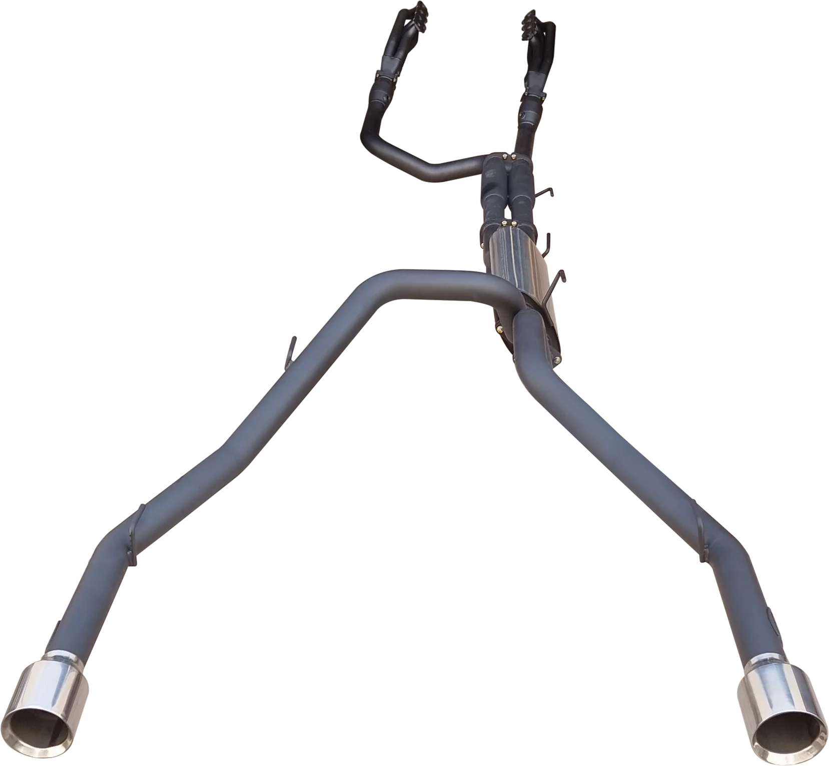 Manta | Twin 3″ Full Exhaust with Extractors, Cats & 5″ Chrome Tips | RAM DS 1500 5.7L V8 Ute 2009–2024 - Image 4