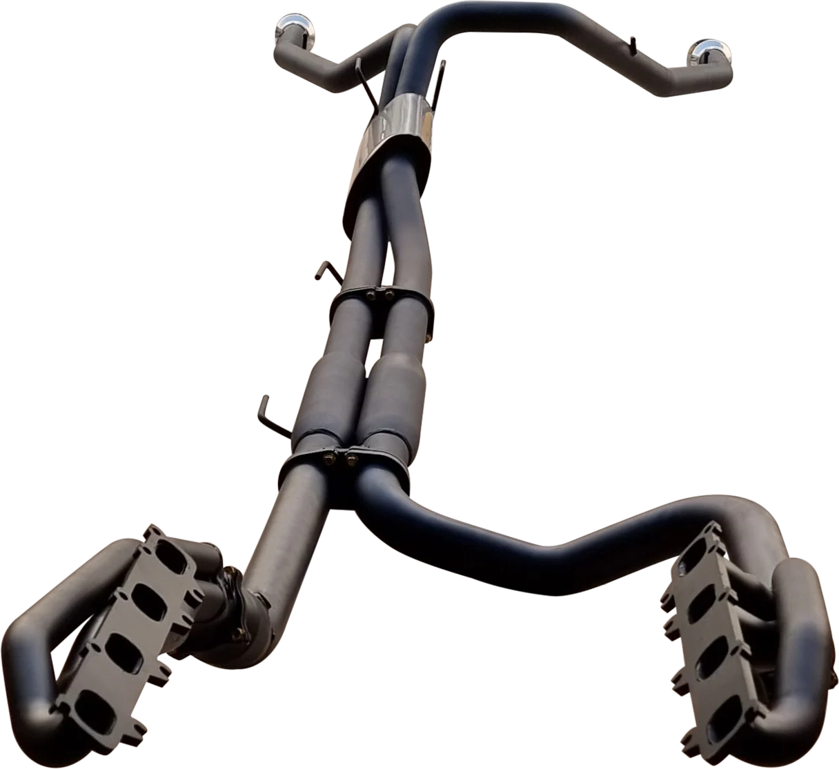 Manta | Twin 3″ Full Exhaust with Extractors, Cats & 5″ Chrome Tips | RAM DS 1500 5.7L V8 Ute 2009–2024 - Image 5