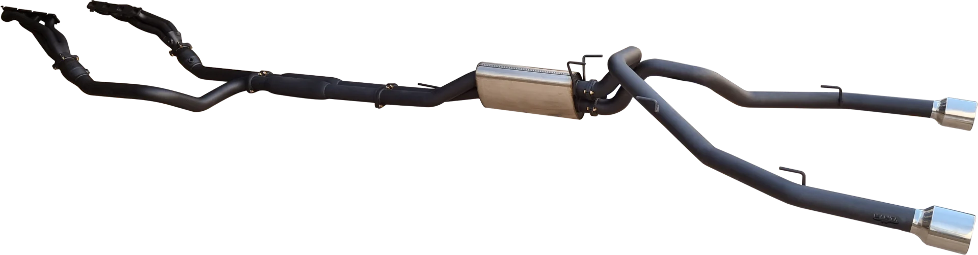 Manta | Twin 3″ Full Exhaust with Extractors, Cats & 5″ Chrome Tips | RAM DS 1500 5.7L V8 Ute 2009–2024 - Image 8