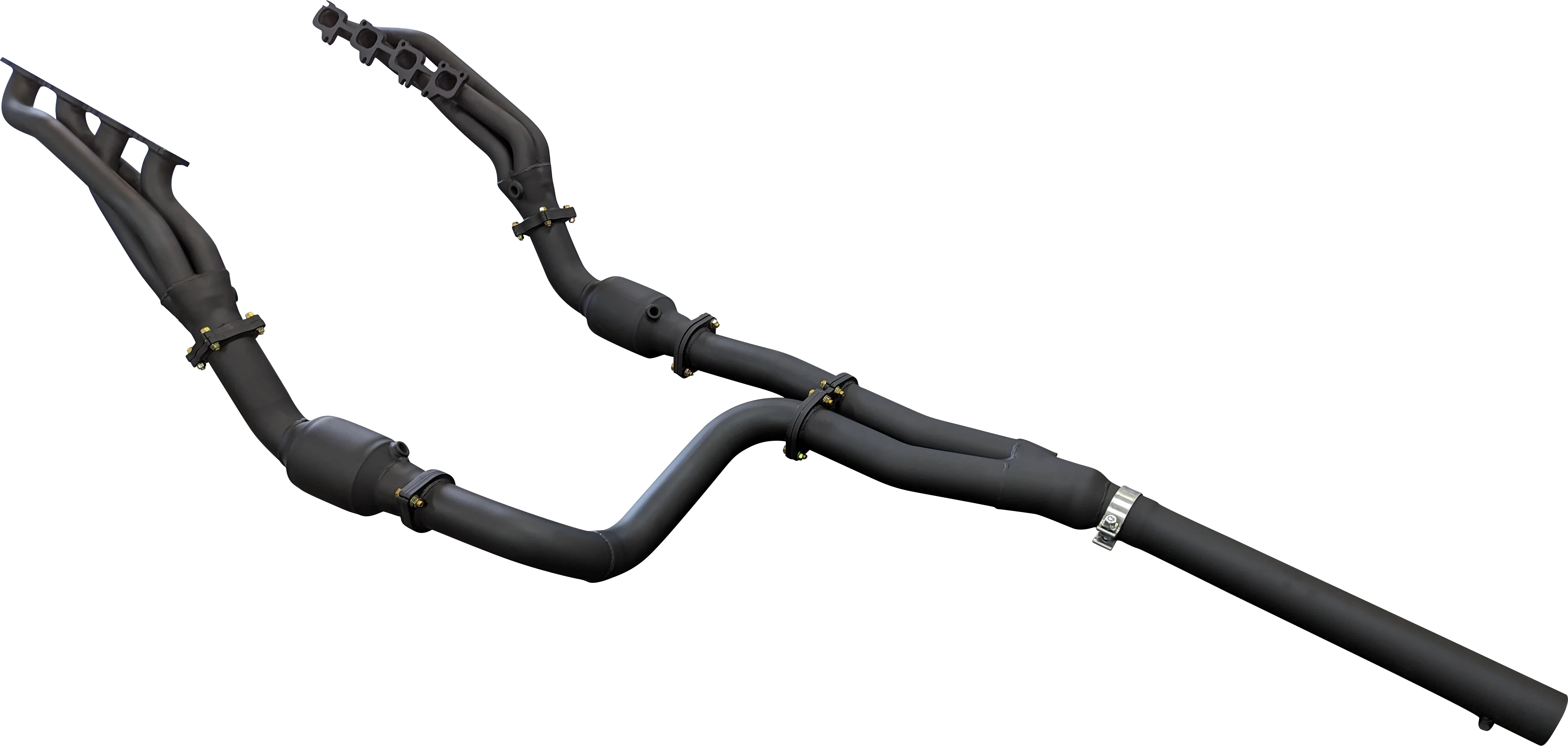 Manta | 3″ Extractors & Cats Kit to Suit Factory or Manta Cat Back | RAM 1500 DS 5.7L V8 Ute 2009–2024 - Image 3