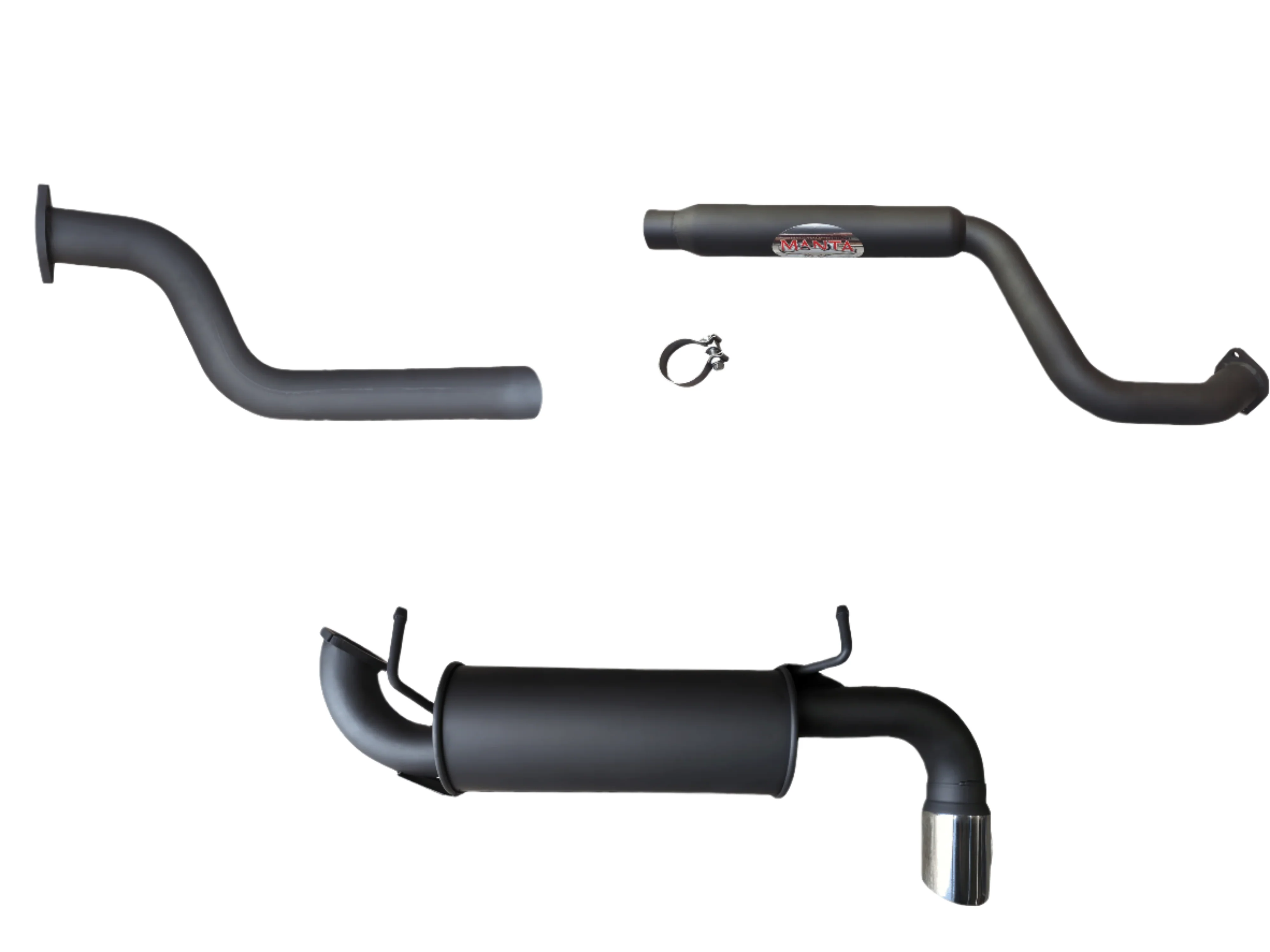 Manta | 2.5″ Cat Back Exhaust with Centre Hotdog & Rear Muffler | Suzuki Jimny GJ 1.5L SWB 3 Door 2018–2025 - Image 2