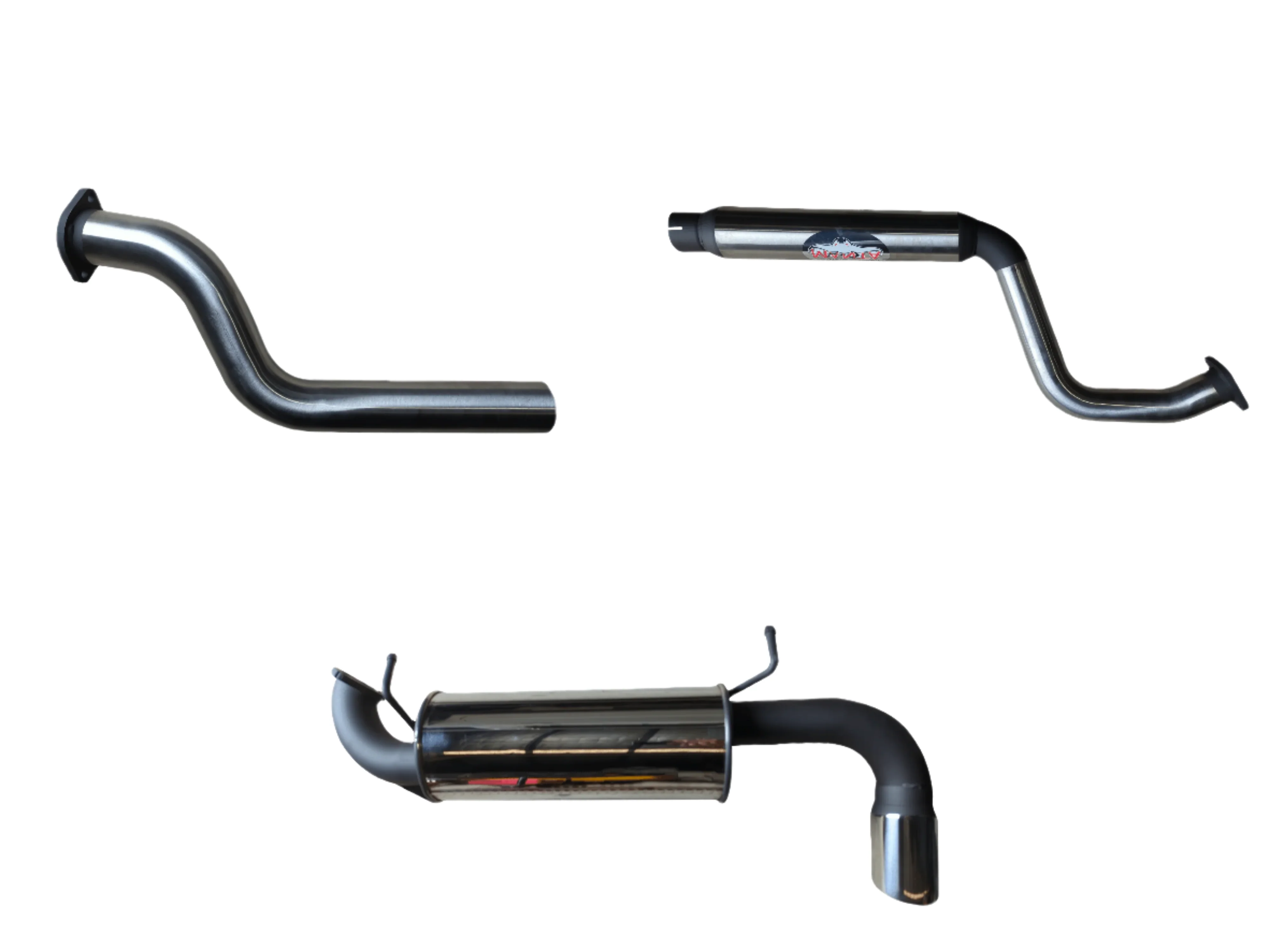 Manta | 2.5″ Cat Back Exhaust System with Centre Hotdog & Rear Muffler | Suzuki Jimny GJ 1.5L SWB 3 Door 2018–2025 - Image 2