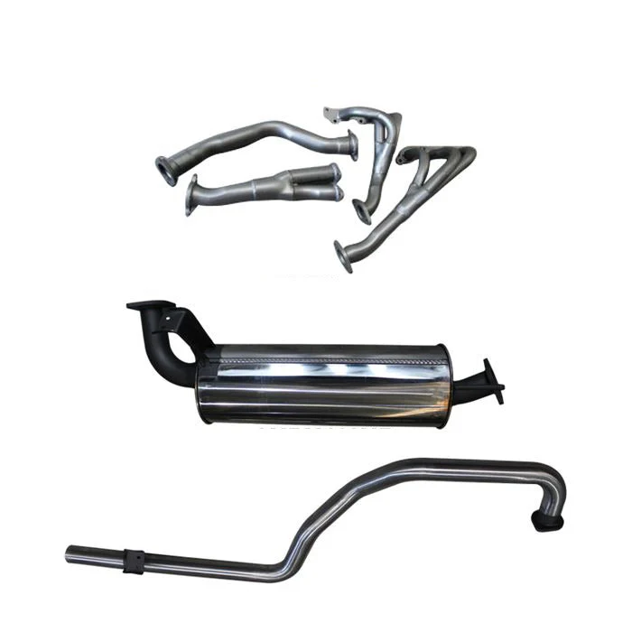 Manta | 2.5″ Full Exhaust System with Extractors & Muffler/Tailpipe | Toyota LandCruiser FZJ105 4.5L Wagon 1998–2007