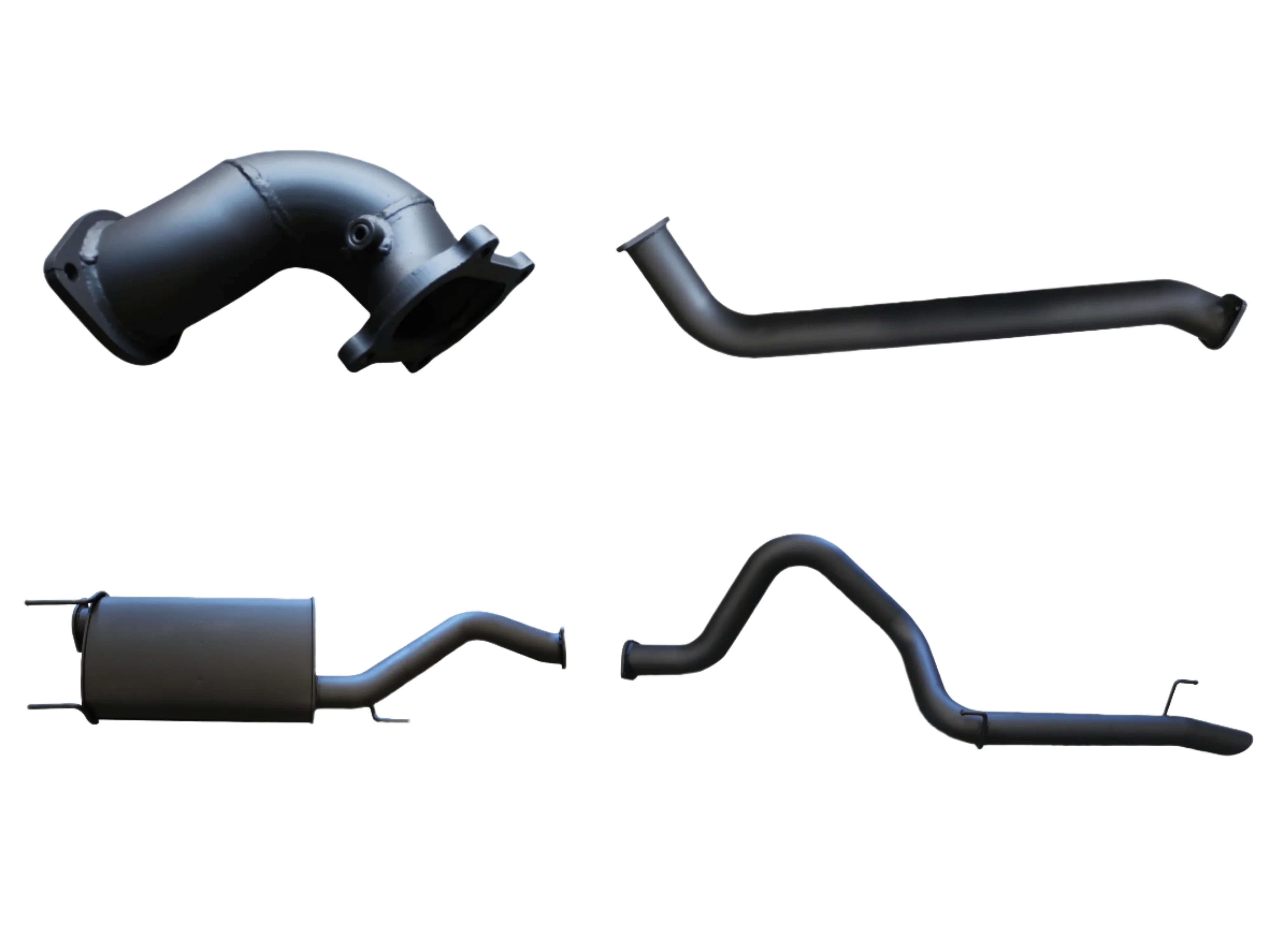 Manta | 3″ Turbo Back Exhaust with Centre Muffler & Rear Tail | Toyota LandCruiser HDJ100 4.2L Turbo Diesel Wagon 1998–2007