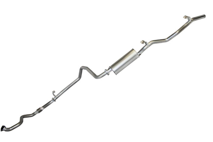 Manta | 2.5″ Manifold Back Exhaust System | Toyota Landcruiser HZJ75 & HZJ78 4.2L 1HZ Ute & Troop Carrier 1990–2006