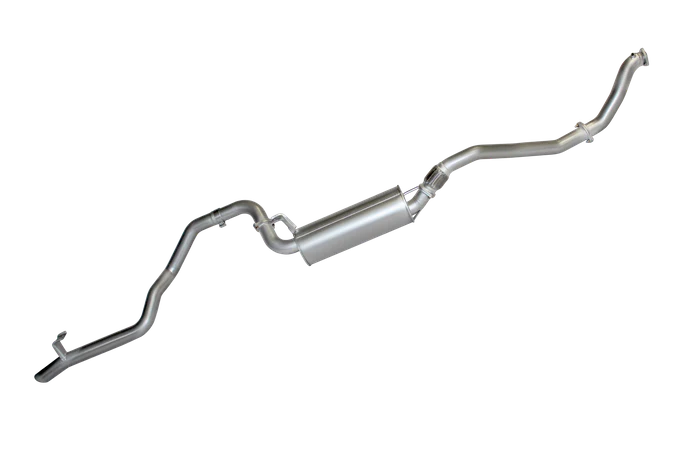 Manta | 3″ Turbo Back Exhaust System with Muffler | Toyota Landcruiser HZJ105 Wagon 4.2L 1HZ Garrett 3-Bolt Turbo 1998–2007